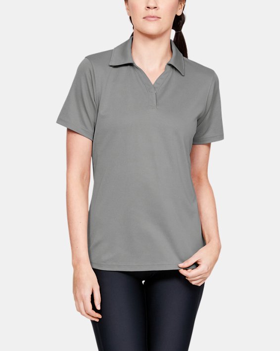 Women's UA Performance Polo in Gray image number 0